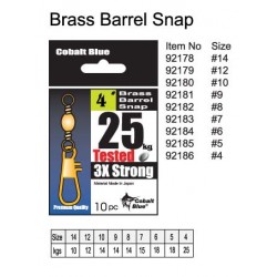 Brass Barrel Snap Swivel