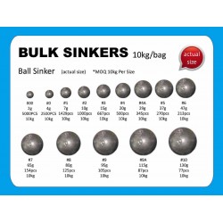 Bulk sinkers Ball 10kg