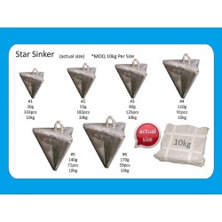 Bulk sinkers Star 10kg