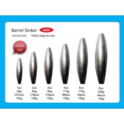 Bulk sinkers Barrel 10kg