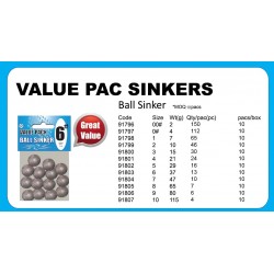 Value Pack Sinker Ball